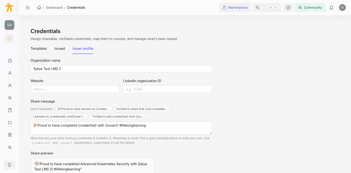 Issuer Profile